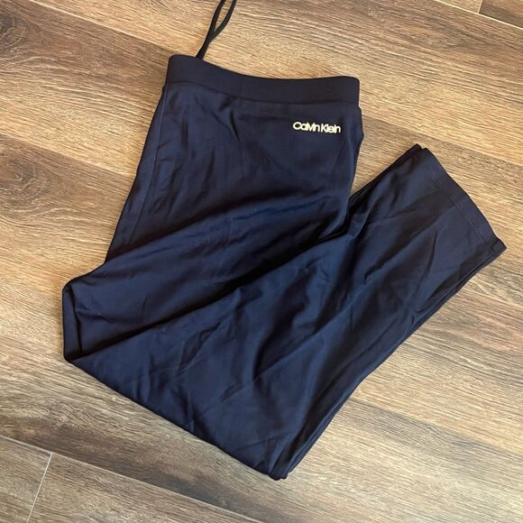 Calvin Klein Ultra Soft Model Move 365 Drawstring Sweatpants Mens Size XL Logo - Picture 1 of 9